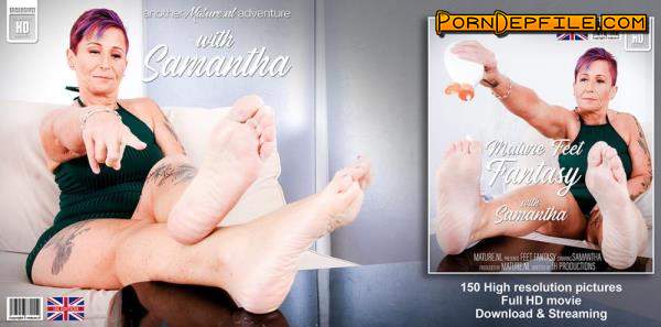 Mature.nl: Samantha (EU) (49) - Mature Samantha has a fetish for feet (Masturbation, Solo, Milf, Mature) 1080p