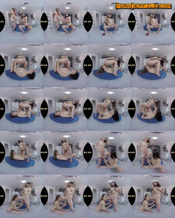 VirtualPee: Jesica Bell (30), Victoria Daniels (26) - Bathroom Babes (VR, Pissing, SideBySide, Oculus) (Oculus Rift, Vive) 2160p