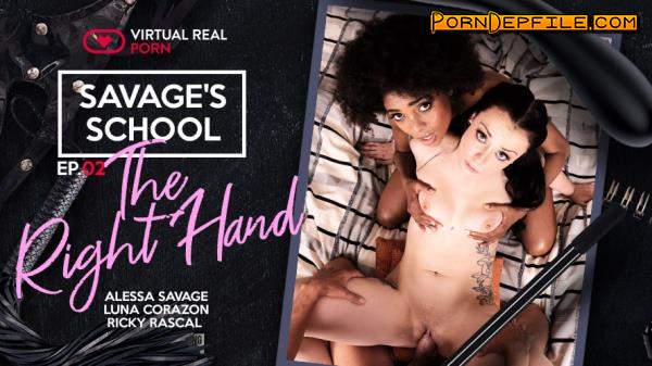 VirtualRealPorn: Alessa Savage, Luna Corazon - Savage's School: The Right Hand - ep. 02 (Threesome, VR, SideBySide, Oculus) (Oculus Rift, Vive) 2700p
