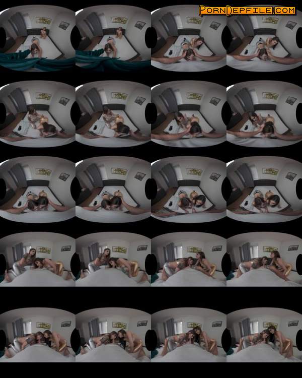 POVcentralVR, SLR: Emily Pink, Mina K - Silver And Gold (Threesome, VR, SideBySide, Oculus) (Oculus Rift, Vive) 4096p