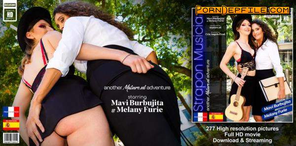 Mature.nl: Mavi Burbujita (EU) (52), Melany Furie (24) - Spanish MILF Mavi Burbujita does hot young skinny French Melany Furie with a strapon (Teen, Milf, Mature, Lesbian) 1080p