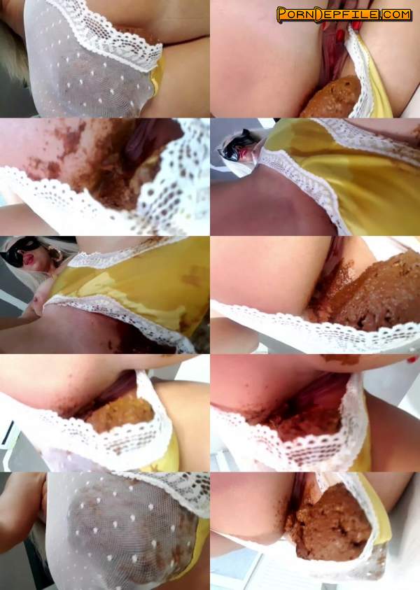 ScatShop: Thefartbabes - Tasty Bulge In Sheer Panties (Smearing, Pissing, Big shit, Scat) 1080p