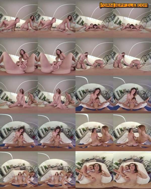 18VR: Candice Demellza, Alexis Crystal - Breakfast for Two (Threesome, VR, SideBySide, Smartphone) (Smartphone, Mobile) 960p