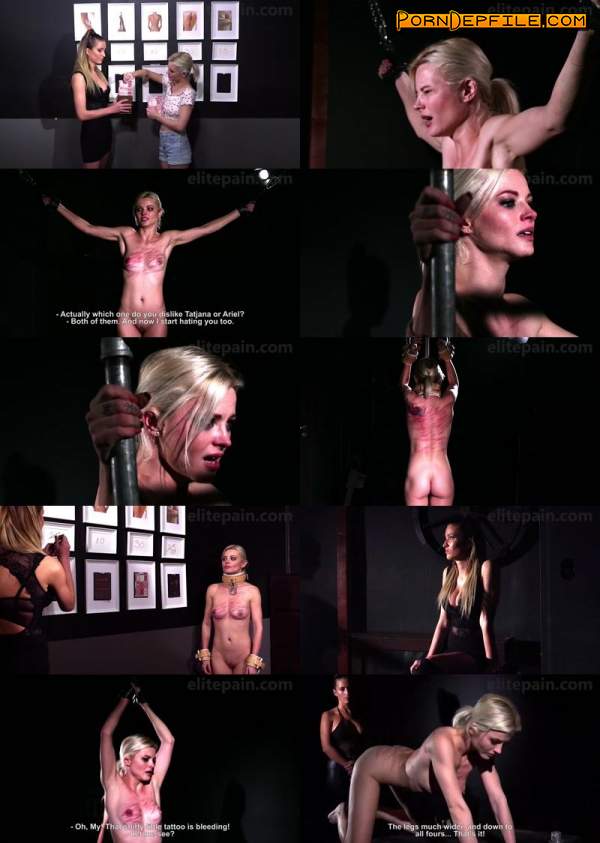 ElitePain: Zazie Skymm, Lady Ariel, Lady Amanda - Cards of pain RLD - Zazie (BDSM, Spanking, Torture, Humiliation) 720p