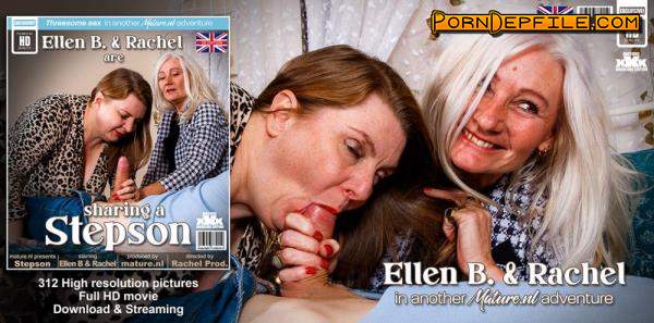 Mature.nl: Ellen B (EU) (53), Rachel (EU) (51), Sam Bourne (28) - An old and young threesome between cougar Ellen B, curvy mature Rachel and her stepson (Mature, Lesbian, Threesome, Fetish) 1080p