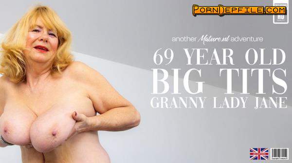 Mature.nl: Lady Jane (EU) (69) - Big natural tits granny Lady Jane is a British nympho who loves to play with her shaved pussy (Big Ass, Solo, Big Tits, Mature) 1080p