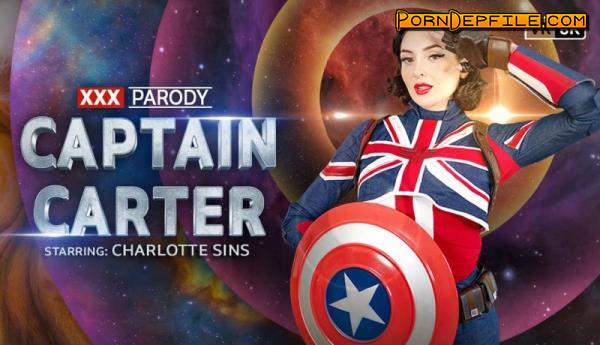 VRConk: Charlotte Sins - Avengers: Captain Carter - A Porn Parody (Anal, VR, SideBySide, Oculus) (Oculus Rift, Vive) 3840p
