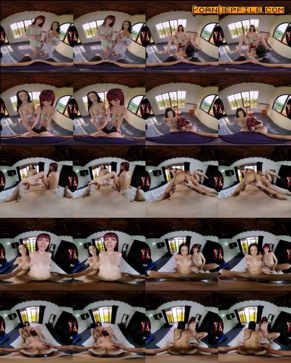 VRLatina: Rebecca Rivera, Yenifer Chica - Me & My Hot Friend (Threesome, VR, SideBySide, Oculus) (Oculus Rift, Vive) 3840p