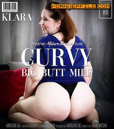 Mature.nl: Klara (50) - Curvy Klara is a big butt, big tits MILF who loves to play with her shaved pussy (Natural Tits, Masturbation, Milf, Mature) 1080p
