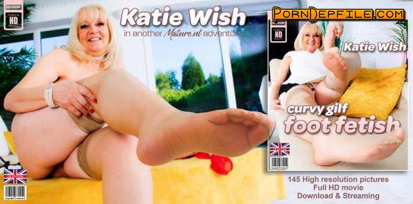 Mature.nl: Katie Wish (EU) (63) - Big breasted Katie Welsh is a hot curvy British granny who loves fooling around with her feet (Big Tits, Amateur, Mature, Fetish) 1080p