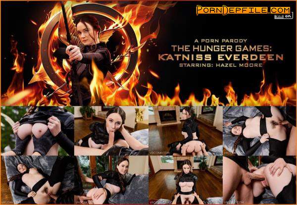 VRConk: Hazel Moore - The Hunger Games: Katniss Everdeen - VR Porn Parody (Hairy, VR, SideBySide, Oculus) (Oculus Rift, Vive) 4096p