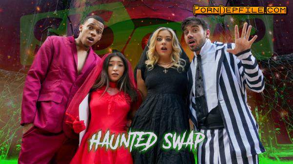 SisSwap, TeamSkeet: River Lynn, Amber Summer - The Haunted House of Swap (HD Porn, Hardcore, Foursome, Interracial) 720p