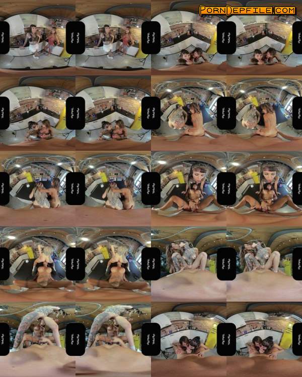 Virtual Papi, SLR: Marta Make, Benny Green - Threesome Macchiato (Threesome, VR, SideBySide, Oculus) (Oculus Rift, Vive) 2880p