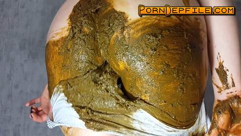 ScatShop: AnnaCoprofield - Panty Poop (Smearing, Pissing, Big shit, Scat) 1080p