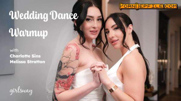 GirlsWay, AdultTime: Charlotte Sins, Melissa Stratton - Wedding Dance Warmup (Anilingus, Big Tits, Lesbian, Fetish) 1080p
