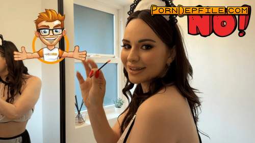 PornDudeCasting: Aviana Violet - French Maid Aviana Violet Cleans Porn Dude's Treasures (Gonzo, Big Tits, Teen, Casting) 480p