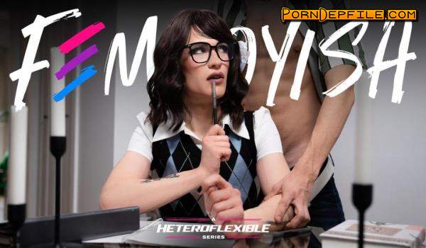AdultTime, HeteroFlexible: Tootsy, Leo Louis - Young Buck Bends Over Femboy Nerd For Study Break (Cumshot, Anal, Transsexual, Shemale) 1080p