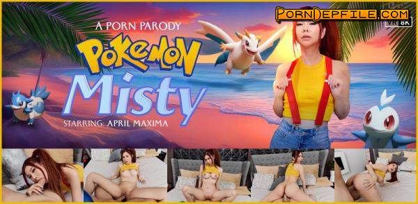 VRConk: April Maxima - Pokemon: Misty - A Porn Parody (Interracial, VR, SideBySide, Oculus) (Oculus Rift, Vive) 4096p