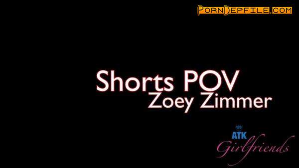 ATKGirlfriends: Zoey Zimmer - Shorts POV - 1710 Scene #1 (POV, Handjob, Creampie, Pissing) 480p