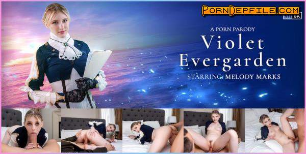 VRConk: Melody Marks - Violet Evergarden - A Porn Parody (Teen, VR, SideBySide, Oculus) (Oculus Rift, Vive) 4096p