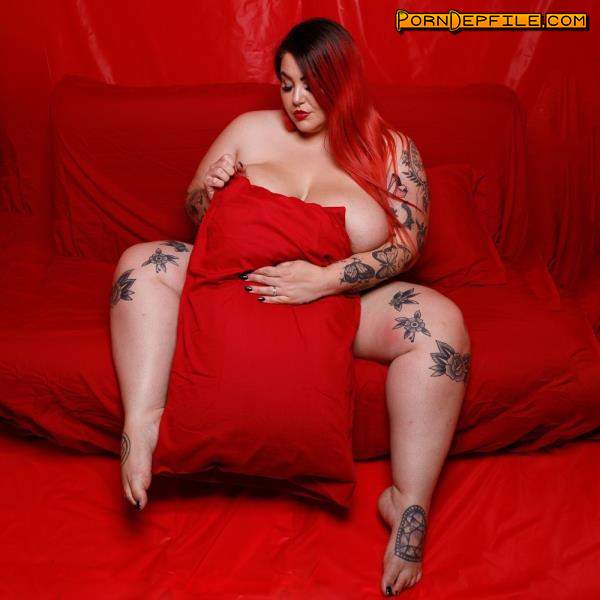 ManyVids, Little Red Ivy: Red Ivy - BBW fucks thin man in passionate red room (Big Ass, BBW, Big Tits, Milf) 720p