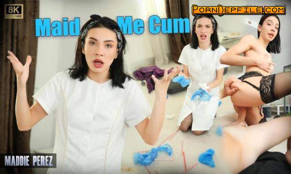 No2StudioVR, SLR: Maddie Perez - Maid Me Cum (Brunette, VR, SideBySide, Oculus) (Oculus Rift, Vive) 4096p