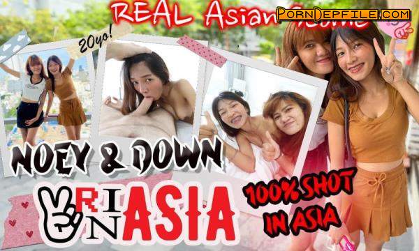 VRinAsia, SLR: Down, Noey - New GF Brings Her Best Friend For A 3some (Threesome, VR, SideBySide, Oculus) (Oculus Rift, Vive) 3840p