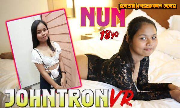 JohnTron VR, SLR: Nun - Supercute Thai Student Does Her First Porn (Interracial, VR, SideBySide, Oculus) (Oculus Rift, Vive) 2880p